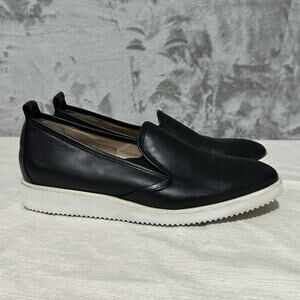 Everlane Leather Street Shoe Womens Size 9.5 Black Slip On Loafer Elevated Basic